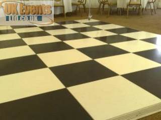 Marquee black and white dancing floor