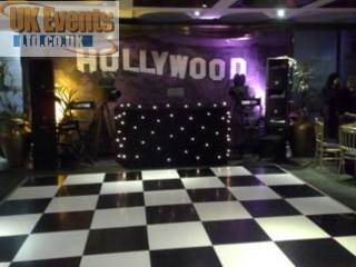 disco and dance floor Hire in aa marquee