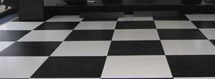 Black and White Dance Floor Hire