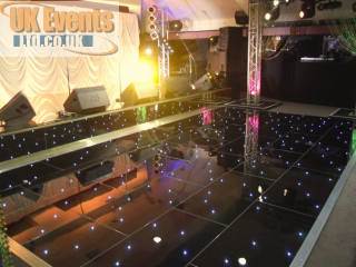 Pure Black Dance Floor Hire