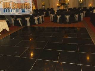 Pure Black Dance Floor Hire Nationwide