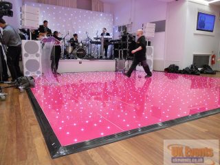 pink dance floor 