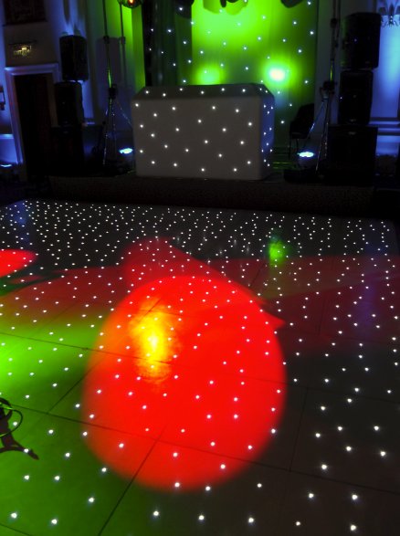 dance floor and lighting