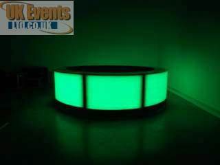green led round bar