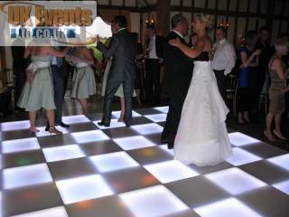 Funky illuminated LED Dance Floor Hire