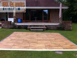 Oak Dance Floor Hire