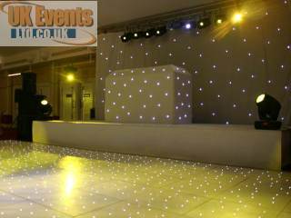 Pure Black Dance Floor Hire