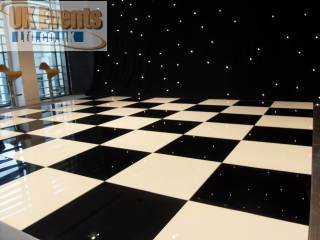 Black and White Dance Floor Hire huddersfield