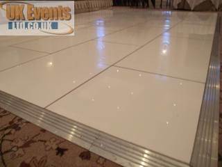 huddersfield Pure White Dance Floor Hire