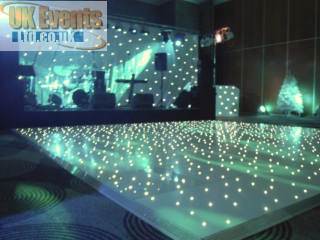 halifax white LED plight dance floor hire